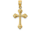 FJC Finejewelers 14k Yellow Gold Crosssmall Arrow Ends Charm