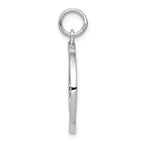 FJC Finejewelers 14k White Gold Solid Polished New York City In Disc Charm