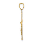 FJC Finejewelers 14k Yellow Gold Crucifix Charm
