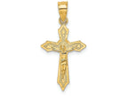 FJC Finejewelers 14k Yellow Gold Crucifix with Arrow Pointed Ends Charm