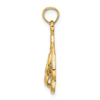 FJC Finejewelers 14k Yellow Gold Key West Double Flip-flop Charm