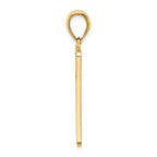 FJC Finejewelers 14k Yellow Gold Mile Marker 0key West Charm