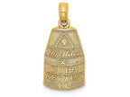 FJC Finejewelers 14k Yellow Gold Small Southern Most Point Usakey West  Fl Charm