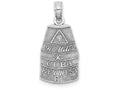 FJC Finejewelers 14k White Gold White Small Southern Most Point Usakey West  Fl Charm