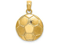 FJC Finejewelers 14k Yellow Gold Soccer Ball Charm Engraveable