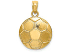 FJC Finejewelers 14k Yellow Gold Soccer Ball Charm Engraveable