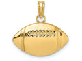 FJC Finejewelers 14k Yellow Gold Football Charm Engraveable