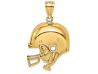 FJC Finejewelers 14k Yellow Gold Football Helmet Charm