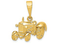 FJC Finejewelers 14k Yellow Gold Tractor Charm