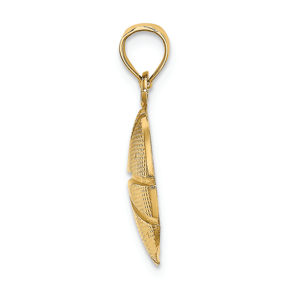 FJC Finejewelers 14k Yellow Gold Basketball Charm