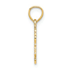 FJC Finejewelers 14k Yellow Gold #1 Nanascript Charm