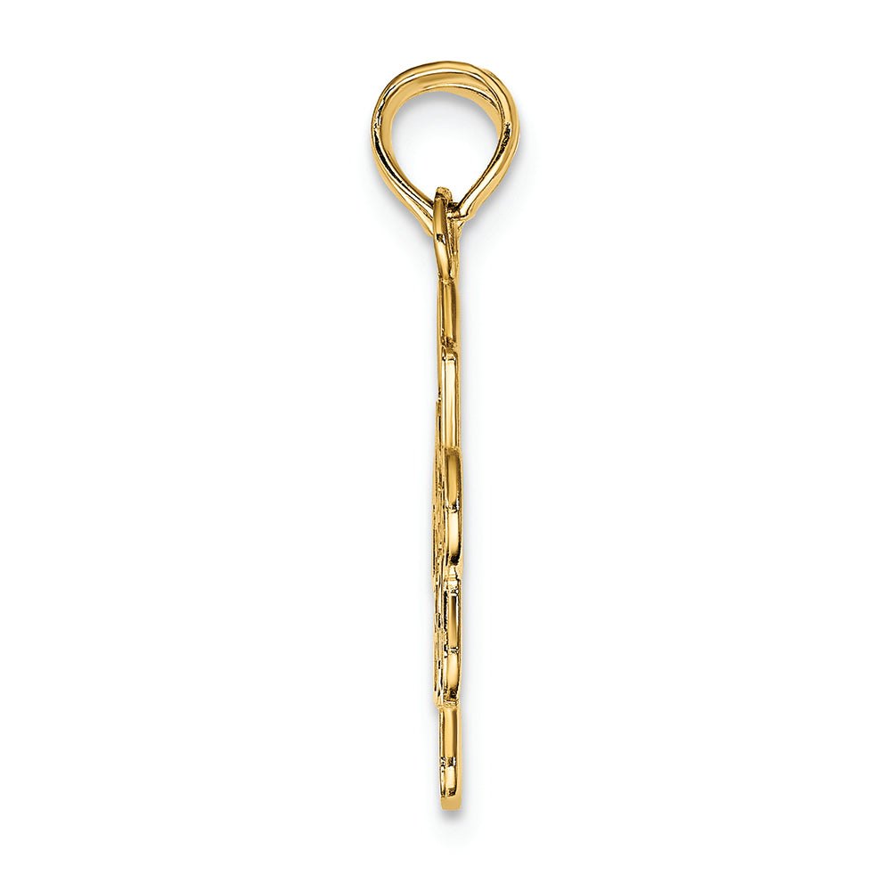 FJC Finejewelers 14k Yellow Gold Best Friends Breakable Puzzle Pieces Charm