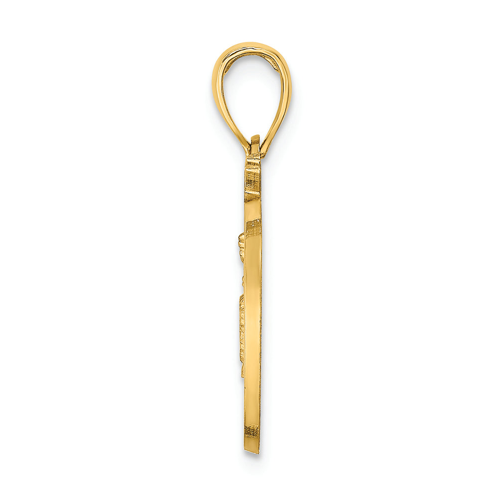 FJC Finejewelers 14k Yellow Gold New York "city" In Apple Charm