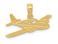 FJC Finejewelers 14k Yellow Gold Cessna Plane Charm
