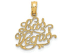 FJC Finejewelers 14k Yellow Gold Las Vegasscript Charm