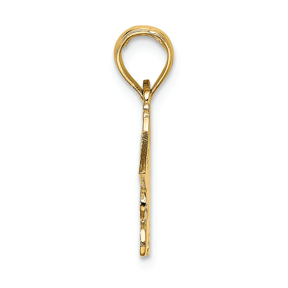 FJC Finejewelers 14k Yellow Gold I'd Rather Be Flying Charm