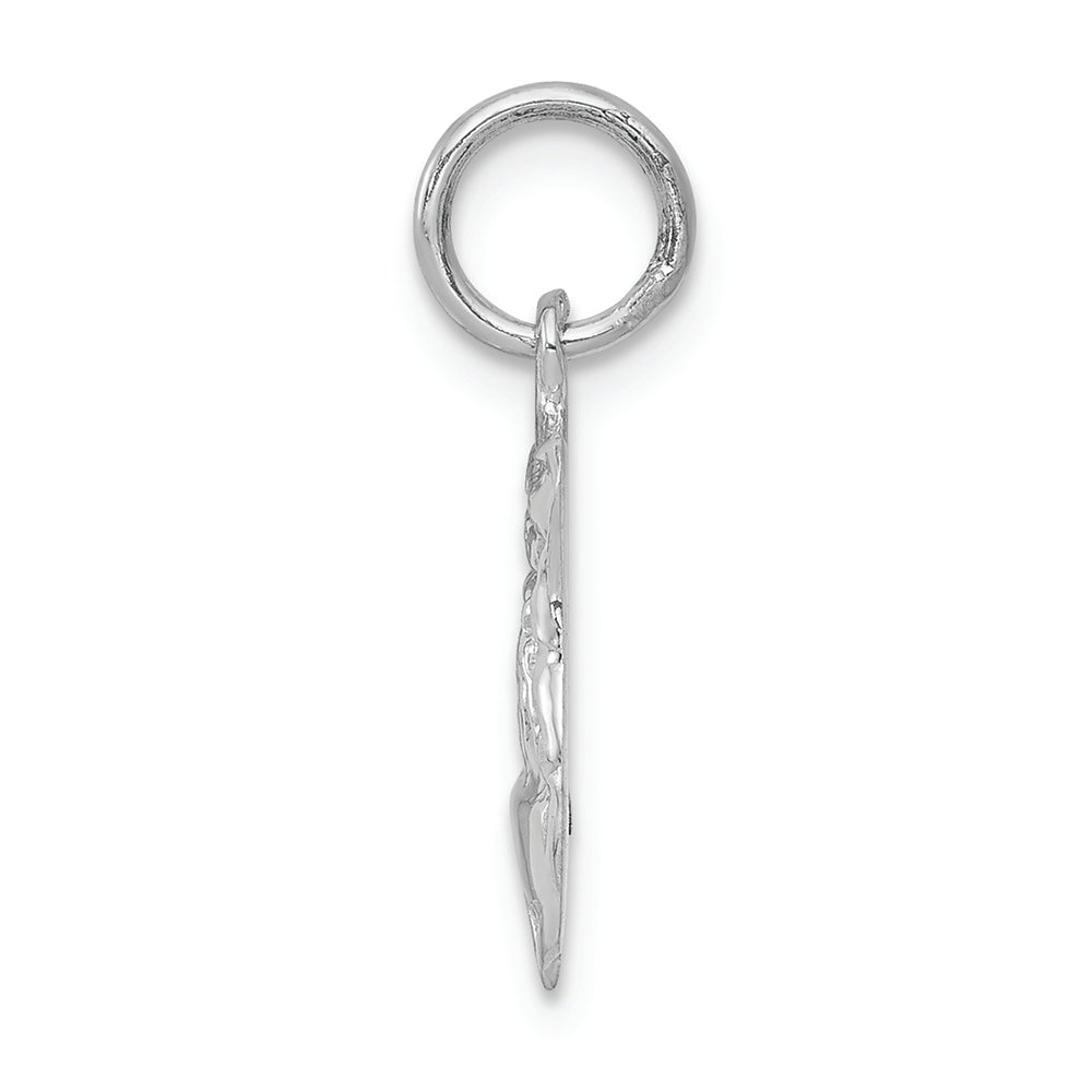 FJC Finejewelers 14k White Gold Police Badge Charm