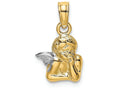 FJC Finejewelers Angel Resting In Elbow Wing Charm