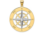 FJC Finejewelers Nautical Compass White Needle Charm