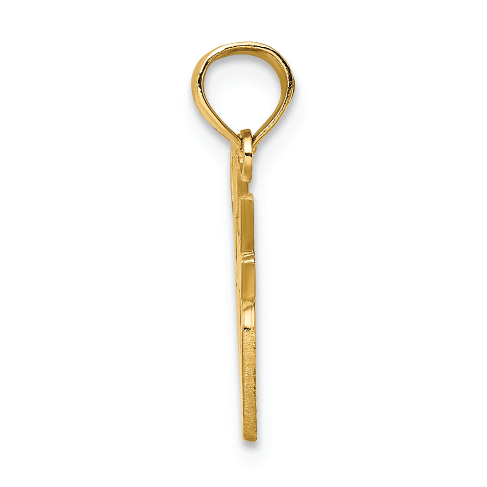 FJC Finejewelers 14k Yellow Gold Lady Officer Charm