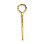 FJC Finejewelers 14k Yellow Gold Lady Officer Charm