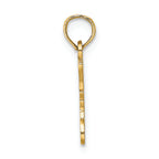 FJC Finejewelers 14k Yellow Gold I Love My Police Dad Charm