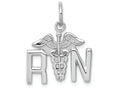 FJC Finejewelers 14k White Gold Rn Charm