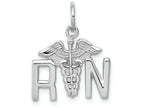 FJC Finejewelers 14k White Gold Rn Charm