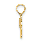 FJC Finejewelers 14k Yellow Gold Firefighter's Lady Charm