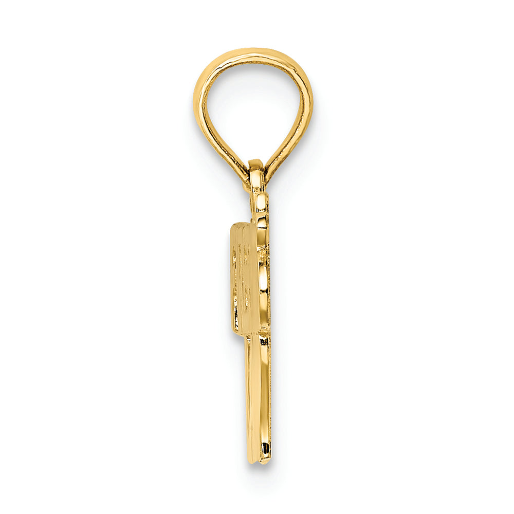 FJC Finejewelers 14k Yellow Gold Firefighter's Lady Charm