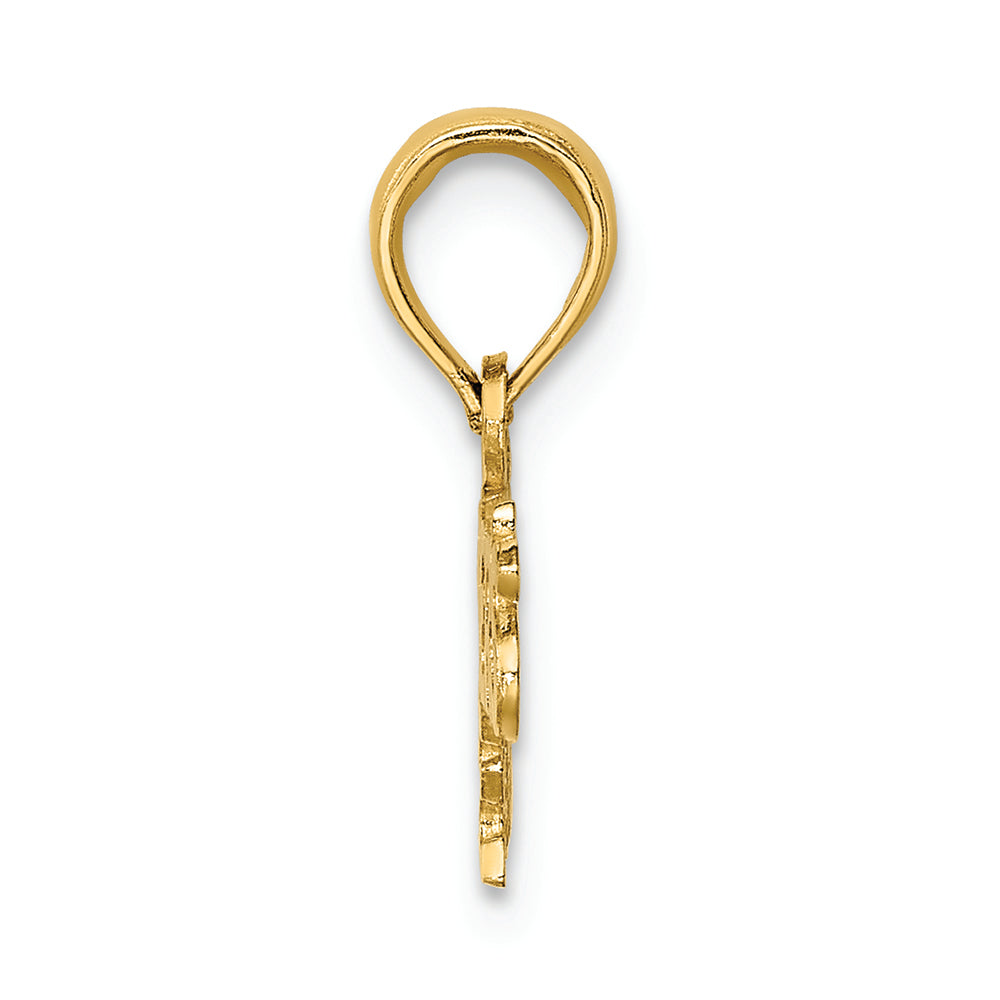 FJC Finejewelers 14k Yellow Gold Firefighter's Wife Charm
