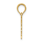 FJC Finejewelers 14k Yellow Gold Firefighter's Daughter Charm