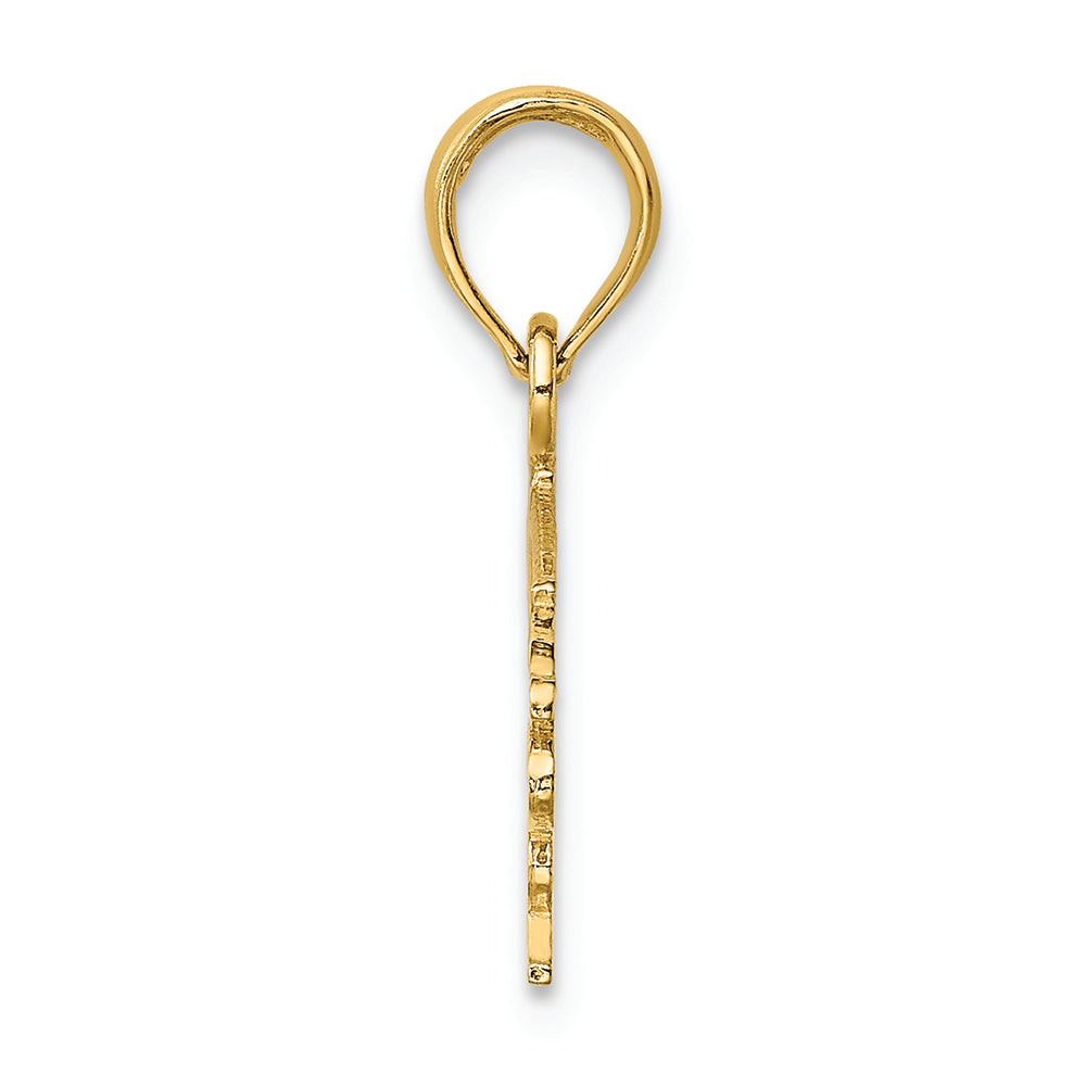 FJC Finejewelers 14k Yellow Gold Firefighter's Daughter Charm