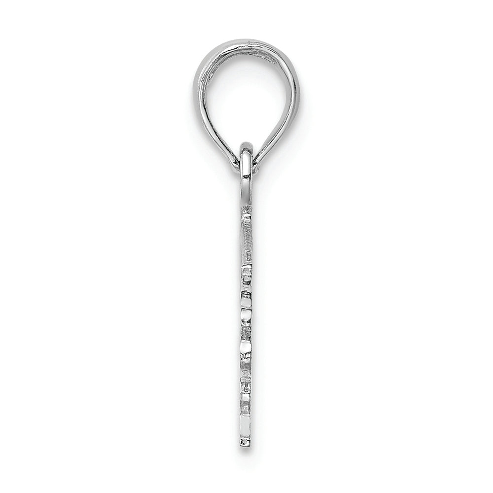 FJC Finejewelers 14k White Gold Firefighter's Daughter Charm