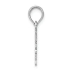 FJC Finejewelers 14k White Gold Firefighter's Daughter Charm