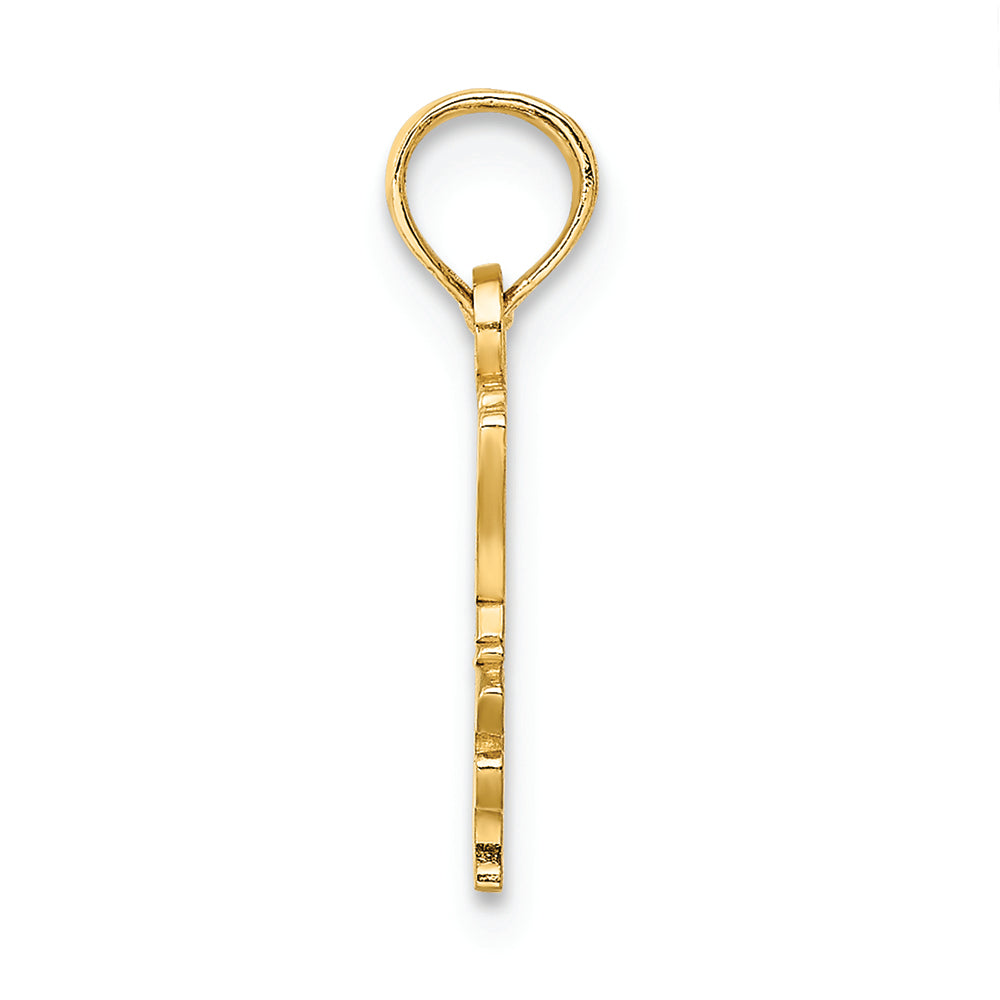 FJC Finejewelers 14k Yellow Gold I Love My Chief Charm