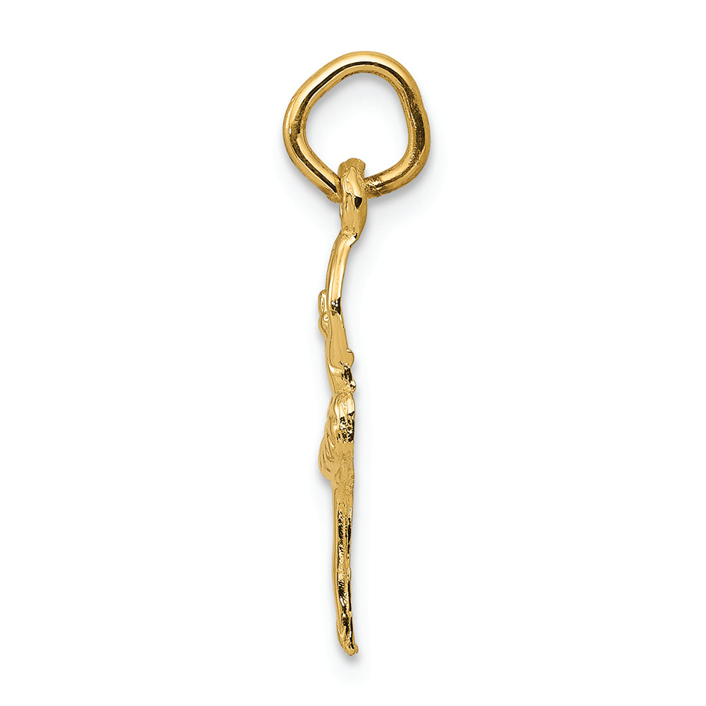 FJC Finejewelers 14k Yellow Gold Polished Ballerina Charm