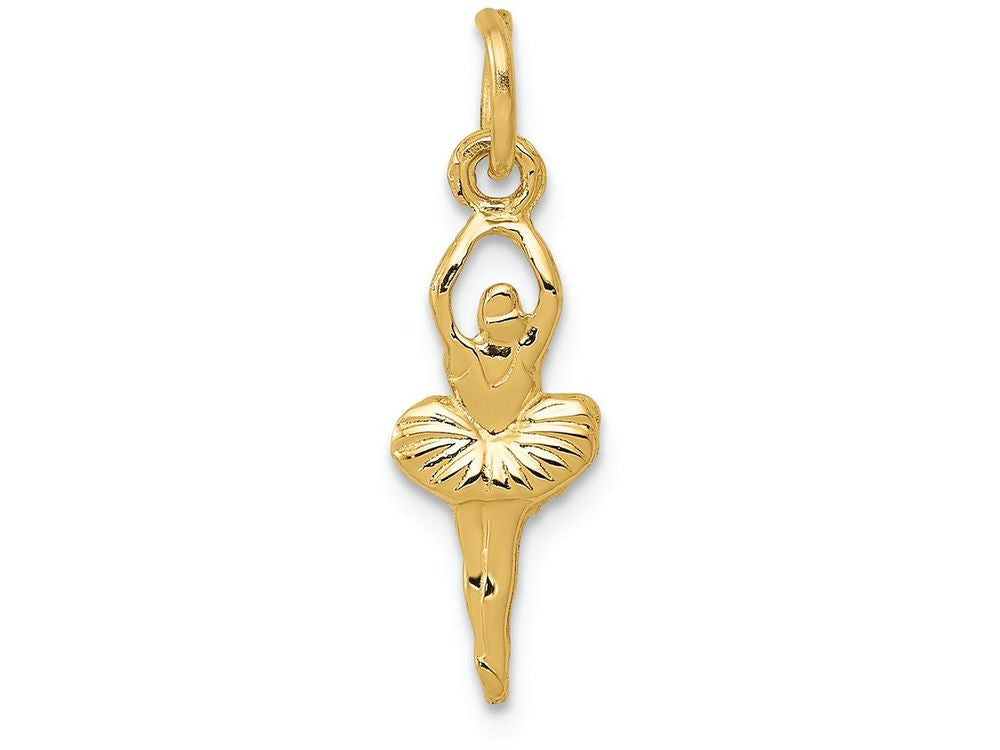 FJC Finejewelers 14k Yellow Gold Polished Ballerina Charm