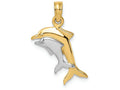 FJC Finejewelers Double Dolphins Two-color Charm