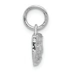 FJC Finejewelers 14k White Gold Solid Comedytragedy Charm