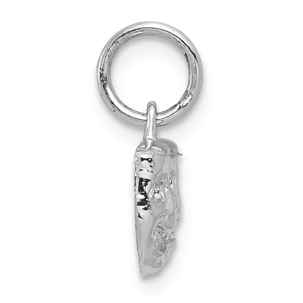 FJC Finejewelers 14k White Gold Solid Comedytragedy Charm