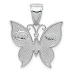 FJC Finejewelers 14k White Gold White Butterfly with Wings Charm