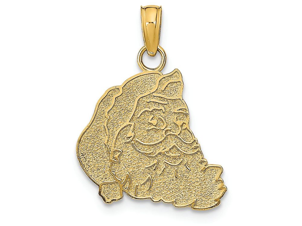 FJC Finejewelers Santa Faceflat Charm