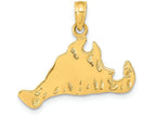 FJC Finejewelers 14k Yellow Gold Martha's Vineyard Island Charm