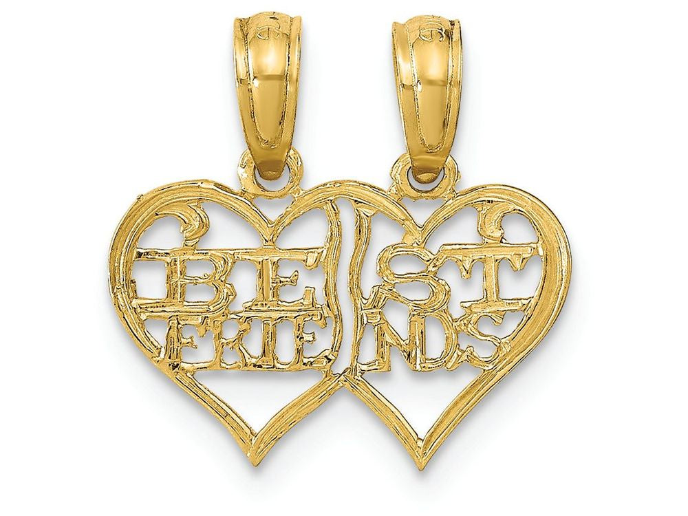 FJC Finejewelers 14k Yellow Gold Best Friends Breakapart Charm