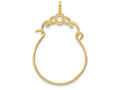 FJC Finejewelers 14k Yellow Gold Charm Holder