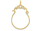 FJC Finejewelers 14k Yellow Gold Charm Holder