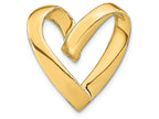 FJC Finejewelers 14k Yellow Gold Heart Slide Charm