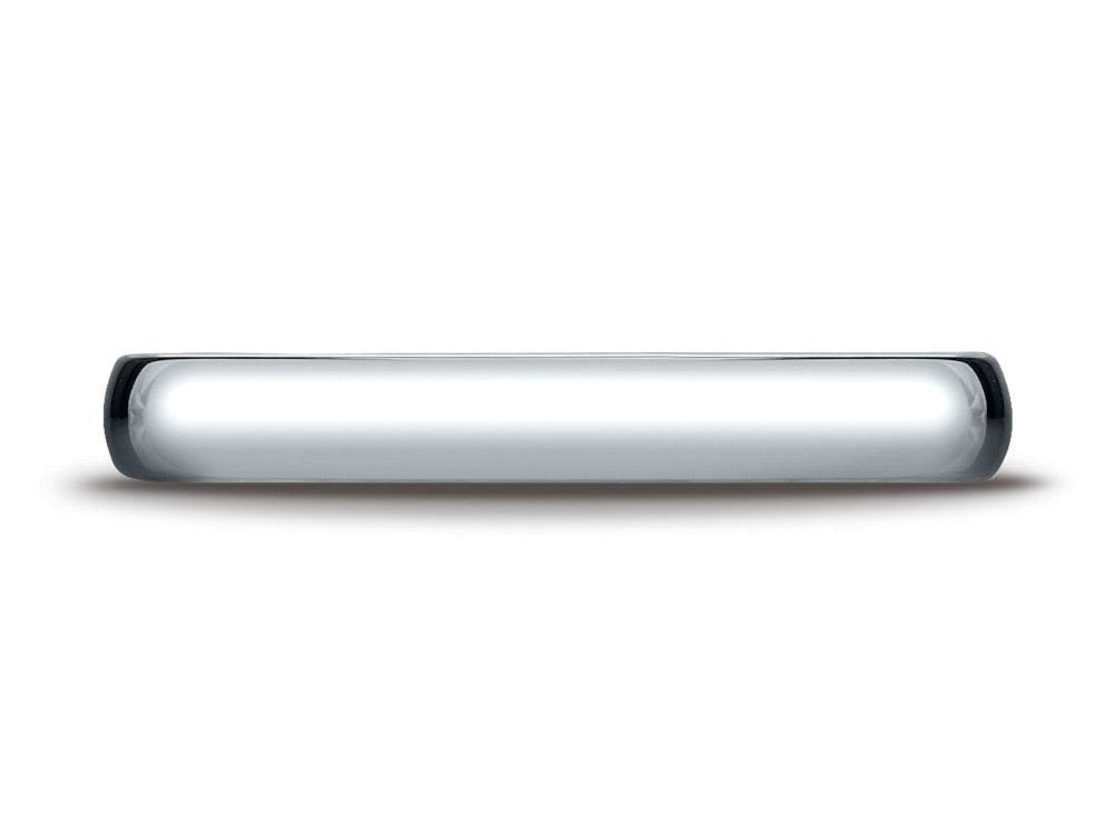 Benchmark® 14k White Gold 3.0mm Low Dome Light Ring