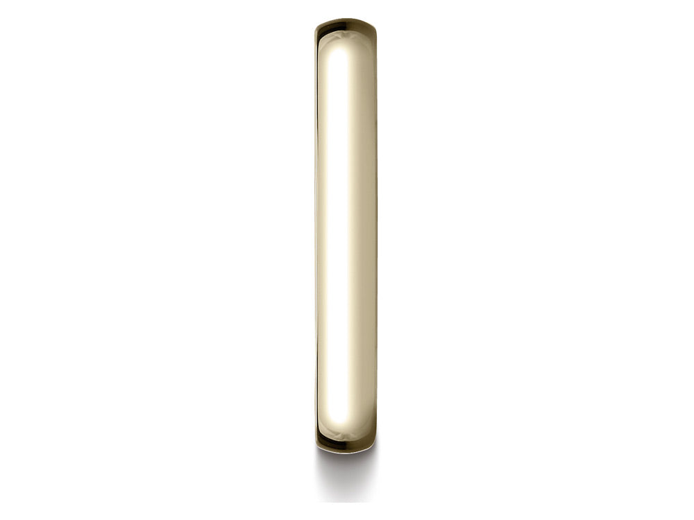 Benchmark® 14k White Gold 3.0mm Low Dome Light Ring